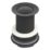 Flomasta Unslotted Pop Up Small Basin Waste Matt Black 66mm