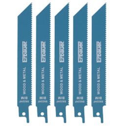 Erbauer   Multi-Material Demolition Reciprocating Saw Blades 130mm 5 Pack