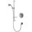 Aqualisa Aquavalve Rear-Fed Concealed Chrome Thermostatic Mixer Shower