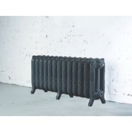 Arroll 470mm x 1074mm 3992BTU Anthracite Cast Iron 3 Column Radiator