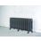 Arroll 470mm x 1074mm 3992BTU Anthracite Cast Iron 3 Column Radiator