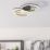 Eglo Calliera LED Ceiling Light Black / Brass 20W 2500lm