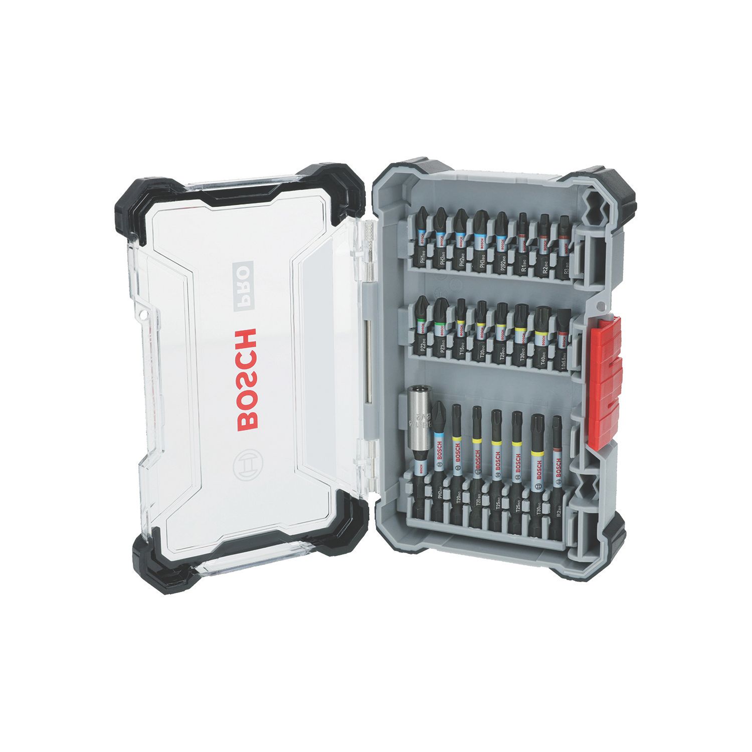 Bosch Pro 1/4" Hex Shank Mixed Impact Screwdriver Bit Set 24 Pieces (320EH)