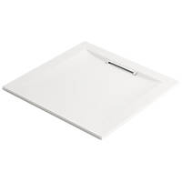 Mira Flight Level Square Shower Tray White 800 x 800 x 25mm