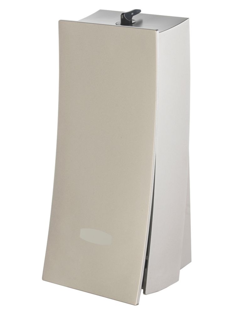 Croydex Wave  Soap Dispenser Silver 230mm x 110mm