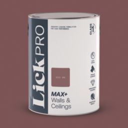 LickPro Max+ 5Ltr Red 06 Matt Emulsion  Paint