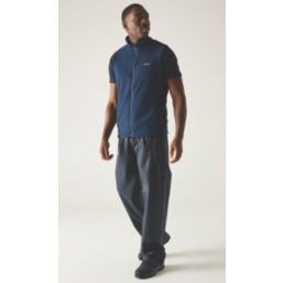 Regatta Stormbreak Waterproof  Overtrousers Navy Medium 35.8" W 32" L