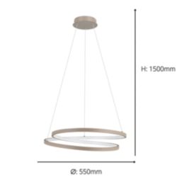 Eglo Ruotale LED Pendant Light Sandy 36W 4500lm
