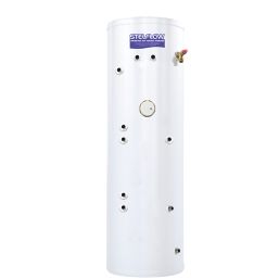 RM Cylinders Stelflow Indirect Unvented  High Gain Twin Coil Hot Water Cylinder 250Ltr 3kW
