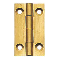 Self-Colour  Solid Drawn Butt Hinges 38 x 22mm 2