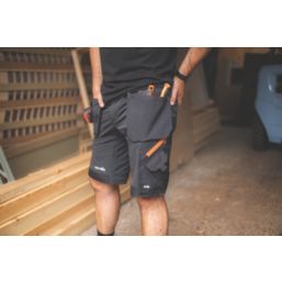 Scruffs  Work Shorts Black 40" W