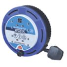 Masterplug Work Power 10A 4-Gang 5m  Small Cassette Cable Reel 240V