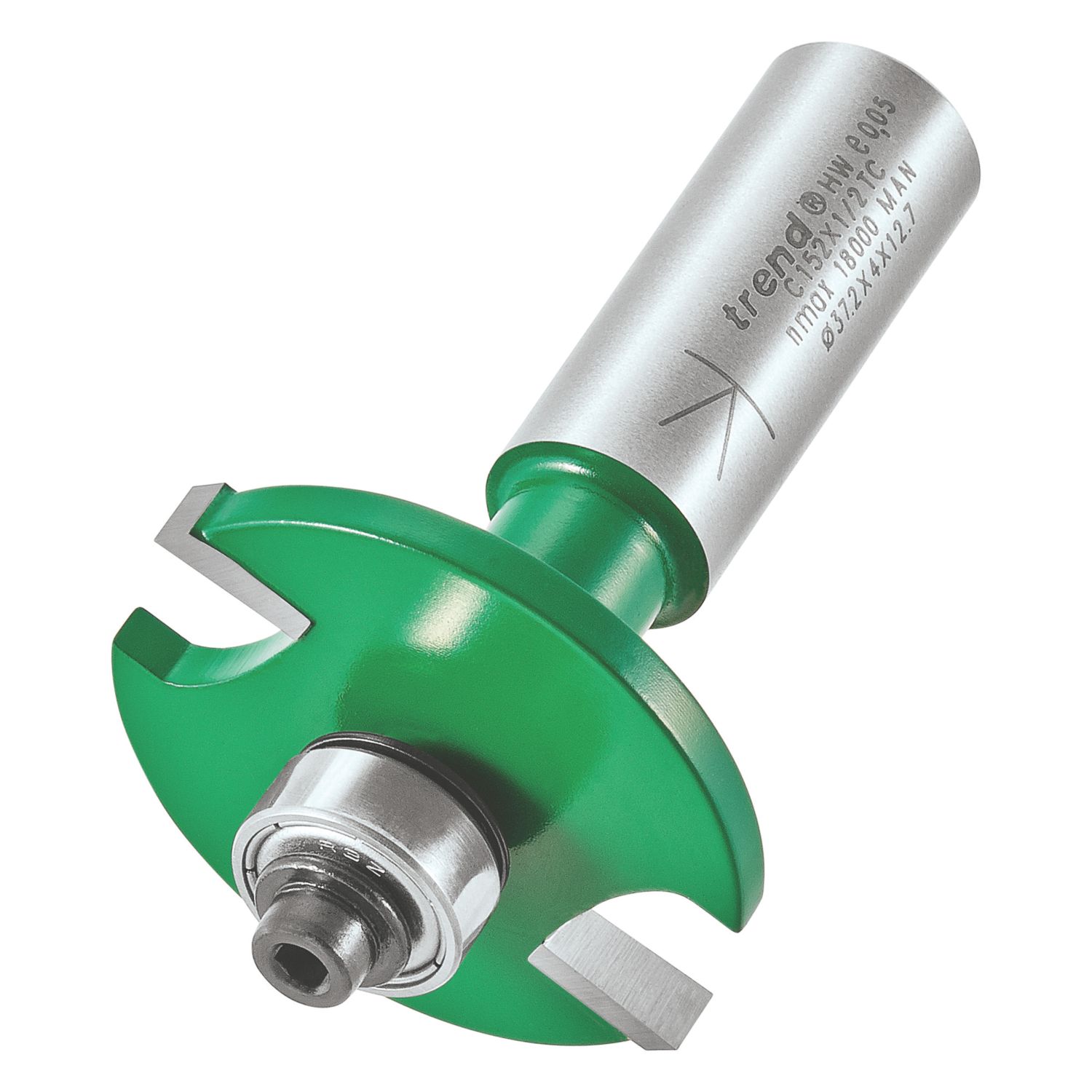 Trend C152X1/2TC Bearing-Guided Biscuit Jointer Cutter 1/2" 4mm (320XG)