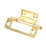 Electro Brass  Double Cranked Hinge 50mm x 35mm 2 Pack