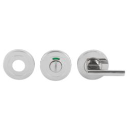 Eurospec  Lever WC Thumbturn Set Polished Stainless Steel 52mm