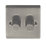 British General Nexus Metal 2-Gang 2-Way LED Dimmer Switch  Brushed Iridium