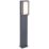 Lutec Qubo 750mm Outdoor LED Bollard Light Dark Grey 15W 1300lm