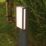 Lutec Qubo 750mm Outdoor LED Bollard Light Dark Grey 15W 1300lm
