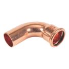Flomasta  Copper Press-Fit Adapting 90° M-Profile Street Elbows 28mm x 28mm 2 Pack