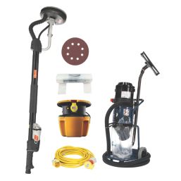 Brushless Electric Drywall Sander & Dust Extractor Bundle 110V Weekend Hire