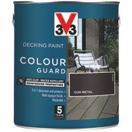 V33 Colour Guard Decking Paint Gun Metal 2.5Ltr