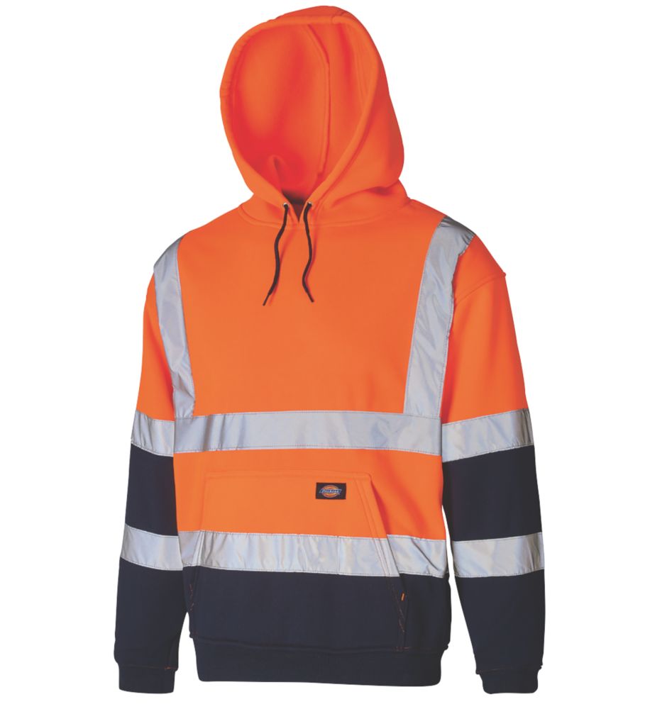 dickies orange hi vis hoodie