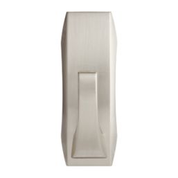 Command Silver Self-Adhesive Bathroom Hook Medium - Screwfix