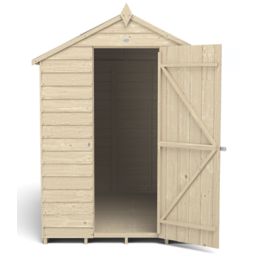 Forest  5' x 7' (Nominal) Apex Overlap Timber Shed with Assembly