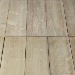 Forest  5' x 7' (Nominal) Apex Overlap Timber Shed with Assembly