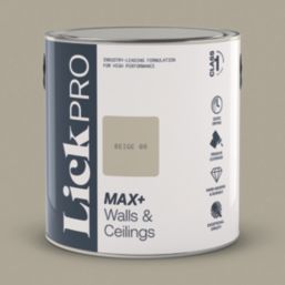 LickPro Max+ 2.5Ltr Beige 06 Matt Emulsion  Paint