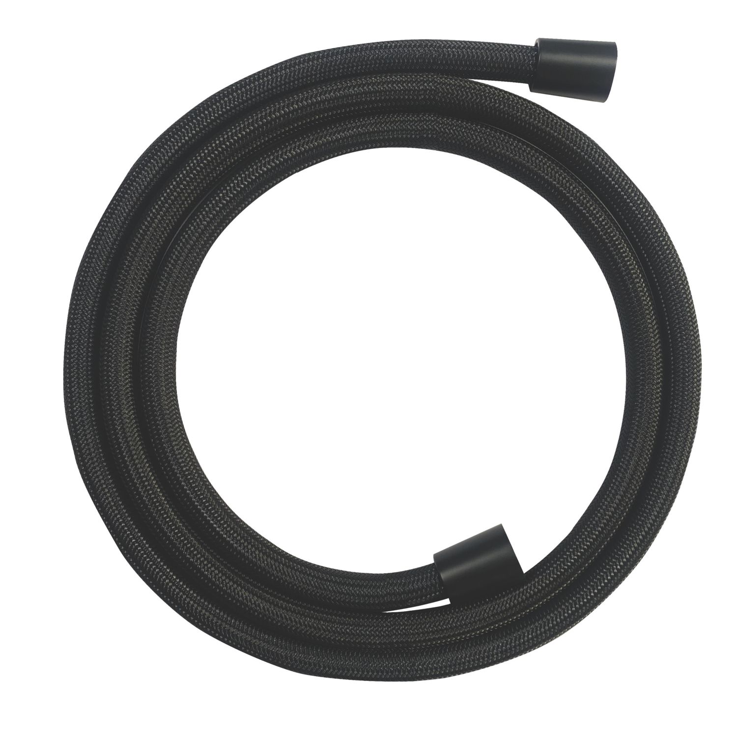 Swirl Gallen Shower Hose Matt Black 1/2" x 1.8m (321KF)
