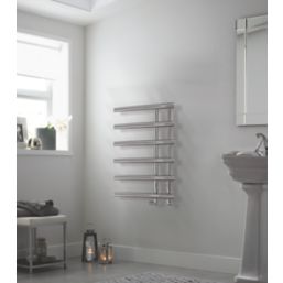 Towelrads 795mm x 500mm 1169BTU Chrome Flat Designer Towel Radiator