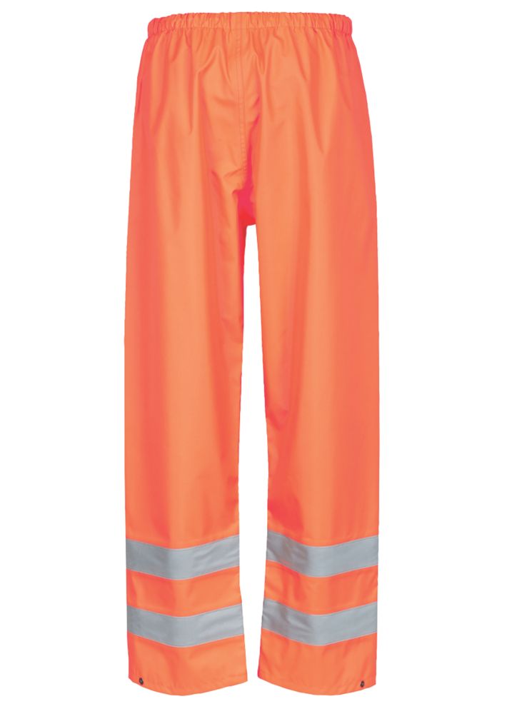 Portwest Rt47 Hi-vis Rail Action Trousers - Orange From Romford Tools - View #10