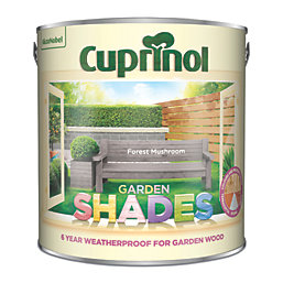 Cuprinol Garden Shades Wood Paint Matt Forest Mushroom 2.5Ltr
