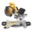 DEWALT DCS365N-XJ 184mm 18V Li-Ion XR  Cordless Single-Bevel Sliding Compound Mitre Saw - Bare