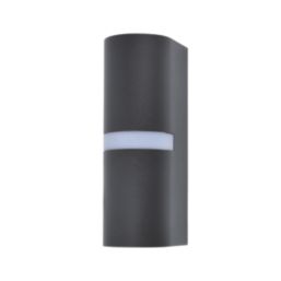 Lutec Mika Outdoor Wall Light Black
