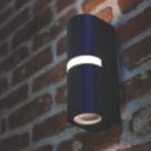 Lutec Mika Outdoor Wall Light Black