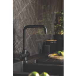 Streame by Abode Crescendo Quad Dual-Lever Mono Mixer Matt Black