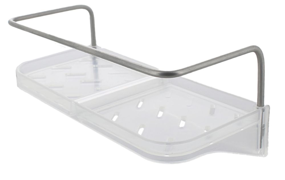Triton Envi Clear Acrylic Soap Shelf for Retro-Fit Plate 150mm x 50mm x 25mm