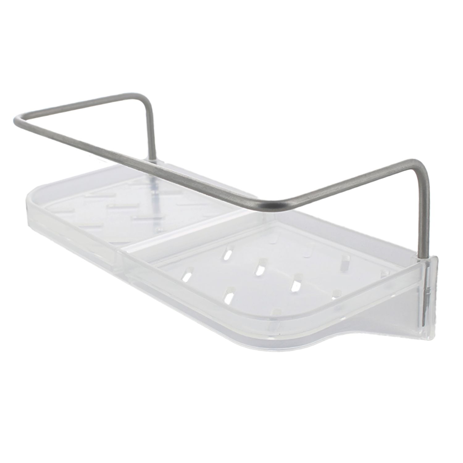 Triton Envi Clear Acrylic Soap Shelf for Retro-Fit Plate 150mm x 50mm x 25mm (322JW)