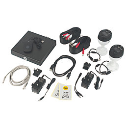 Yale YSV-2CSMD-4CK 1TB 4-Channel 1080p Smart Motion CCTV Kit incl. XVR & 2 Indoor & Outdoor Cameras