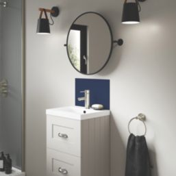 Splashwall Deep Sea / Smoked Rose Vanity Splashback Matt Blue/Purple 250mm x 400mm x 4mm