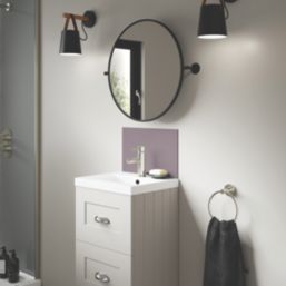 Splashwall Deep Sea / Smoked Rose Vanity Splashback Matt Blue/Purple 250mm x 400mm x 4mm