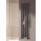 Reina 1200mm x 260mm 1372BTU Black Flat Designer Towel Radiator