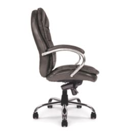 Nautilus Designs Santiago High Back Executive Chair Black