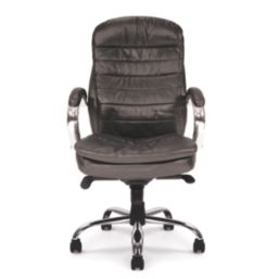 Nautilus Designs Santiago High Back Executive Chair Black