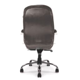 Nautilus Designs Santiago High Back Executive Chair Black