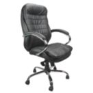 Nautilus Designs Santiago High Back Executive Chair Black