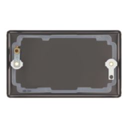 LAP  2-Gang Blanking Plate Antique Brass