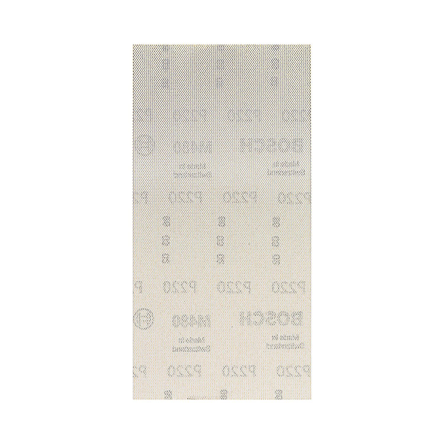 Bosch Expert M480 220 Grit Mesh Multi-Material Sanding Nets 230mm x 115mm 10 Pack (322RR)